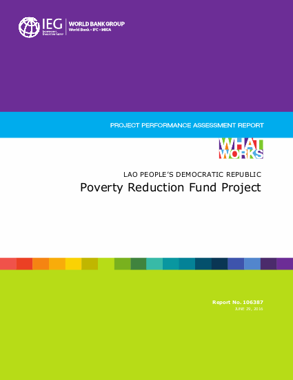 Laos poverty reduction fund project png