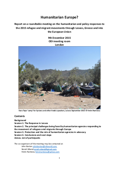 Lesvos roundtable report png