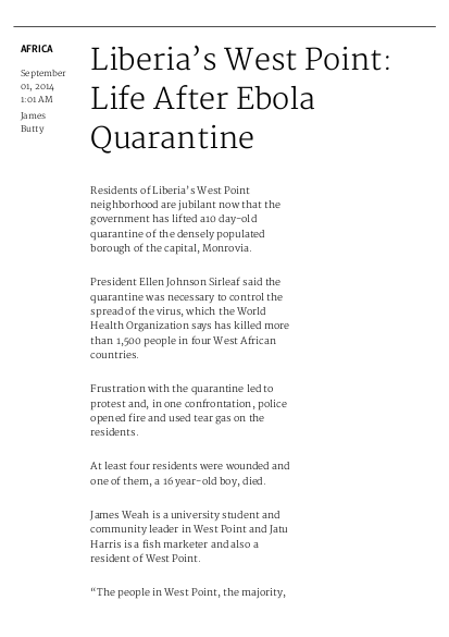 Liberia%E2%80%99s west point life after ebola quarantine png