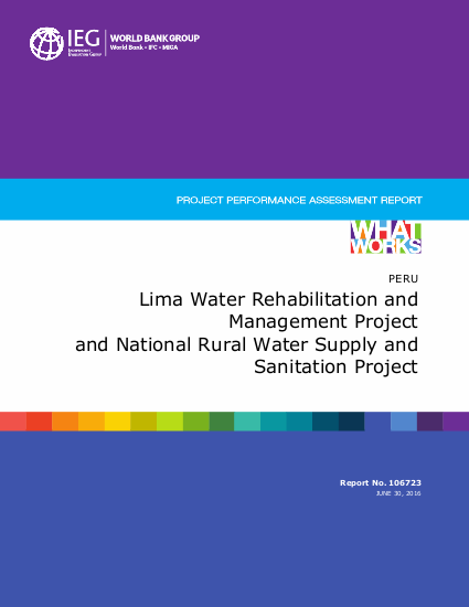 Lima water rehabilitation world bank png