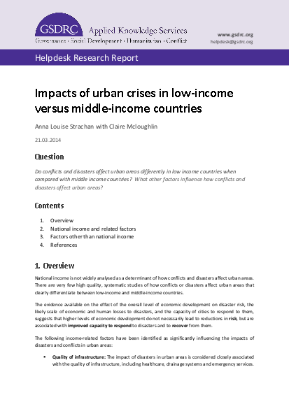 Louise strachan impacts of urban crises in low income versus middle income countries%2C png