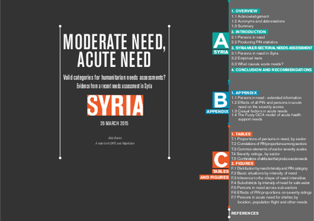 M acaps note moderate need acute need valid categories for humanitarian needs assessments aldo benini march 2015 png