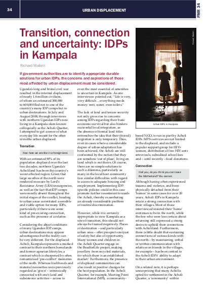 Mallett transition%2C conncection and uncertainty%2C idps in kampala png