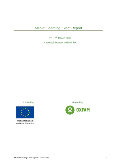 Market learning event report vf png