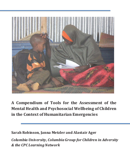 Measuring child mhpss in emergencies cu compendium march 2014  png