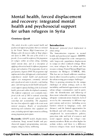 Mental health%2C forced displacement and recovery 6 png