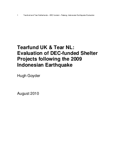 Microsoft word tearfund and tear netherlands dec indonesian evaluation august 2010 png