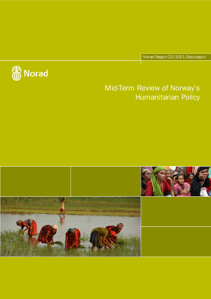 Mid term review of norways humanitarian policy png