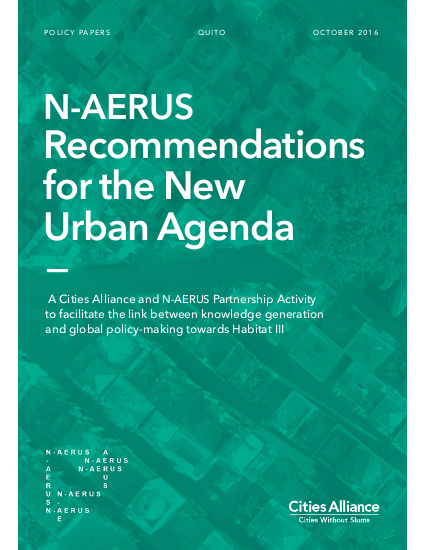 N aerus recommendations for the new urban agenda digital png