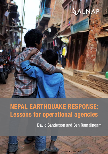 Nepal earthquake response lessons paper png