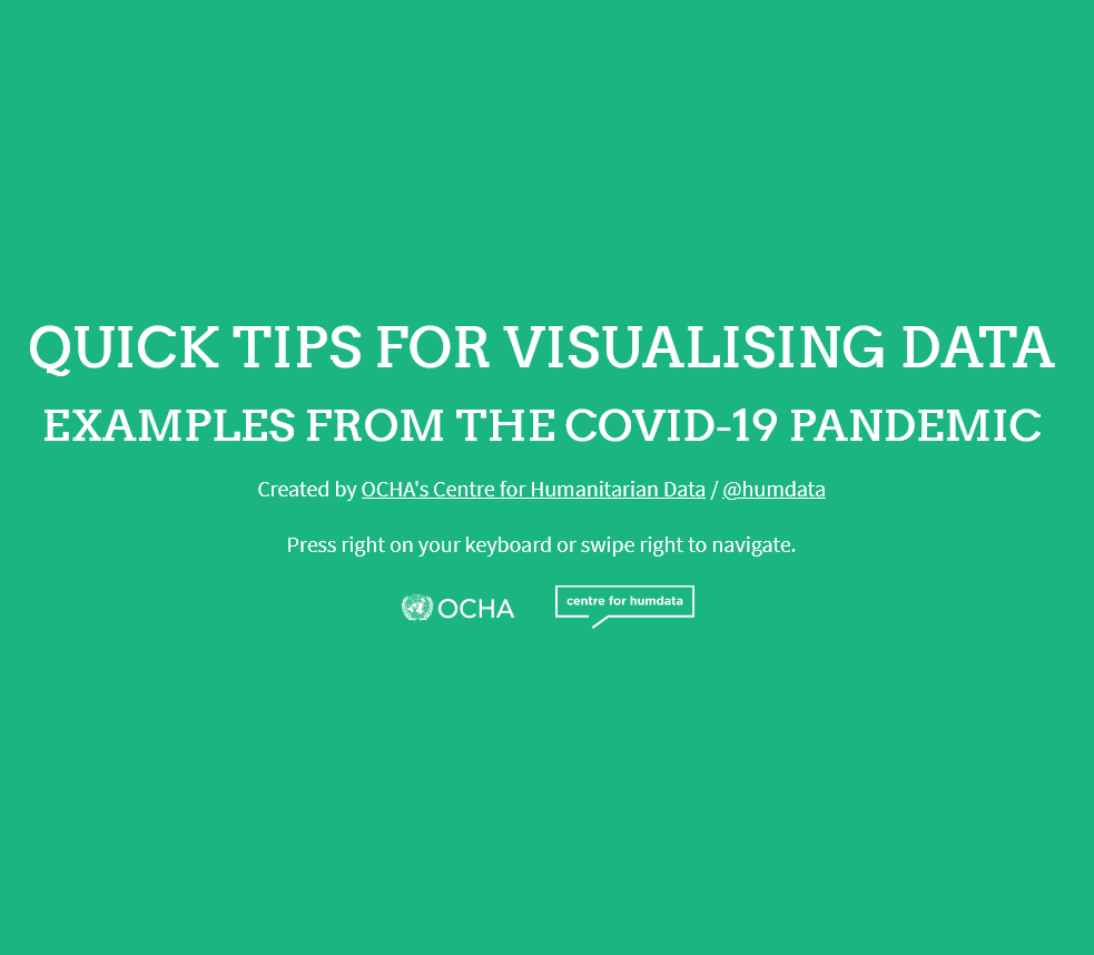 Quick tips for visualizing data: Examples from the COVID-19 pandemic ...