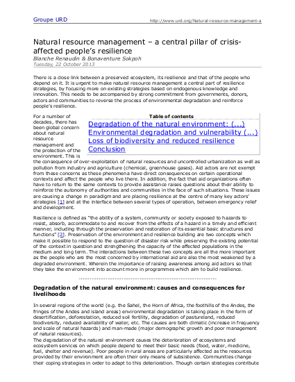 Print natural resource management %E2%80%93 a central pillar of crisis affected people%E2%80%99s resilience png