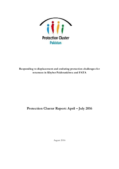 Protection cluster report august 2016 png