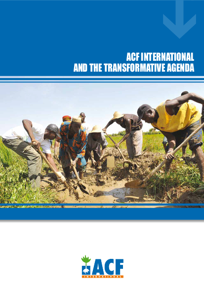 Rapport transformative agenda acfin png