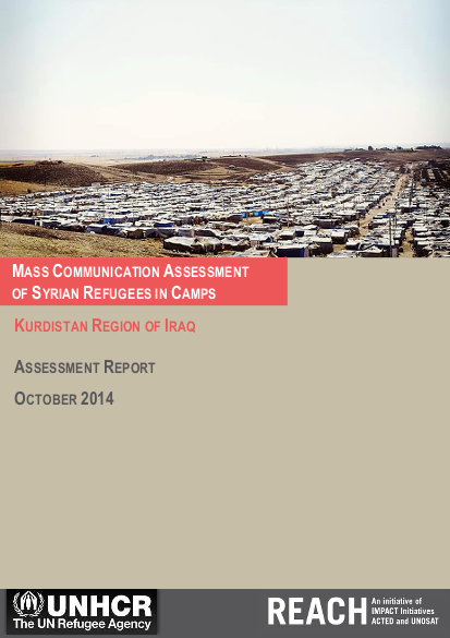 Reach irq report syriacrisis kri masscommunicationassessmentin camps oct2014 png