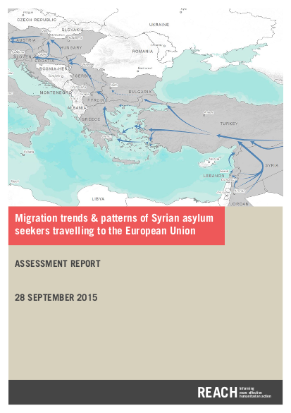 Reach migration trends and patterns of syrian asylum seekers in the eu sept 2015 v3 png