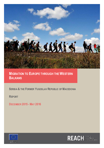 Reach report consolidated report on migration to europe through the western balkans png