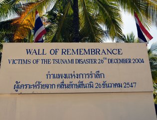 Recovery and reconstruction efforts following the 2004 Indian Ocean earthquake and tsunami, western coast of Thailand