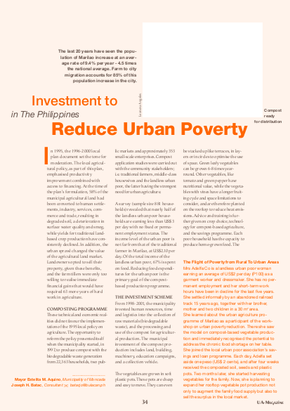 Reduce urban poverty in the philippines png