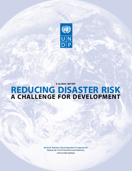 Reducing disaster risk a challenge for development png