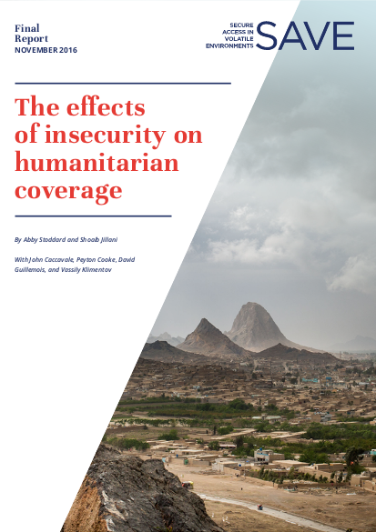 Save 2016 the effects of insecurity on humanitarian coverage png