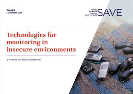 Save 2016 toolkit on technologies for monitoring in insecure environments 0 png