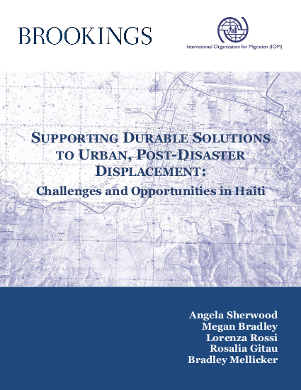 Supporting durable solutions to displacementhaiti march 4 2014 png