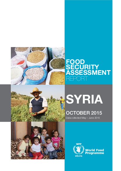 Syria food security assessment report 2015 png