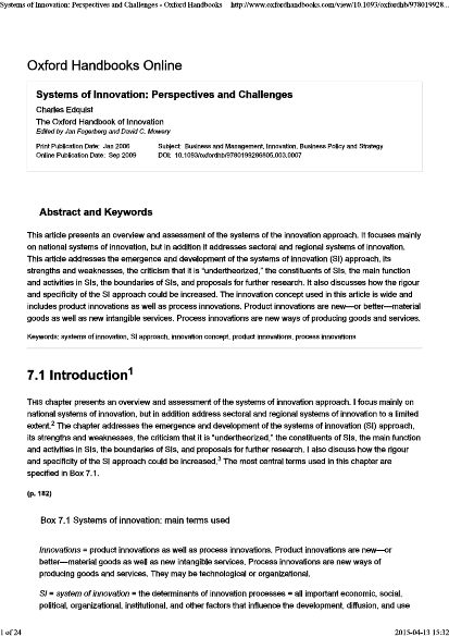 Systems of innovation perspectives and challenges oxford handbooks png