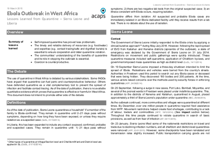 T acaps thematic note ebola west africa quarantine sierra leone liberia 19 march 2015 png