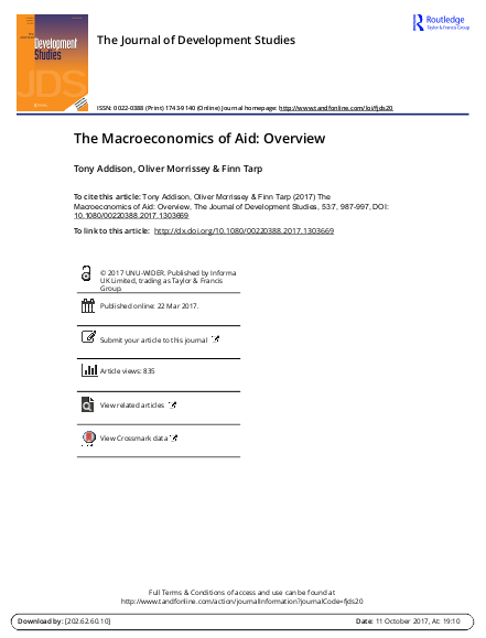 The macroeconomics of aid overview png