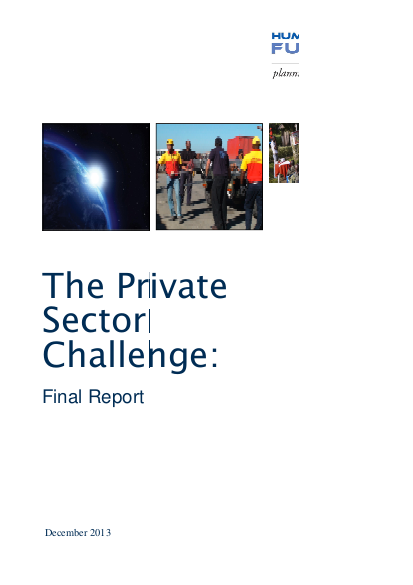 The private sector challenge final report only 07 2 14 png