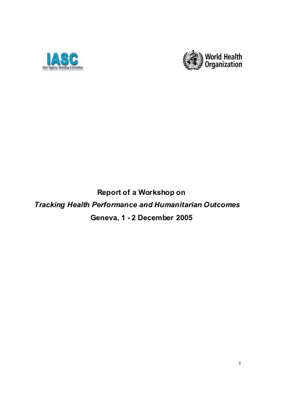 Trackingworkshop december05 report png