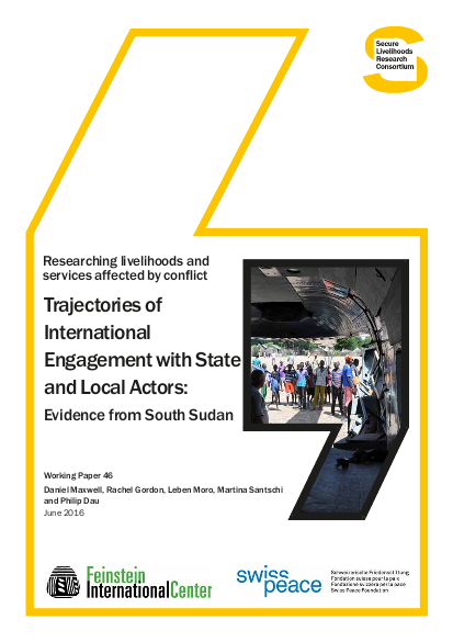 Trajectories of international engagement with state and local actors evidence from south sudan png