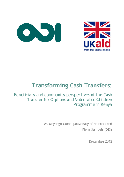 Transforming cash transfers kenya png