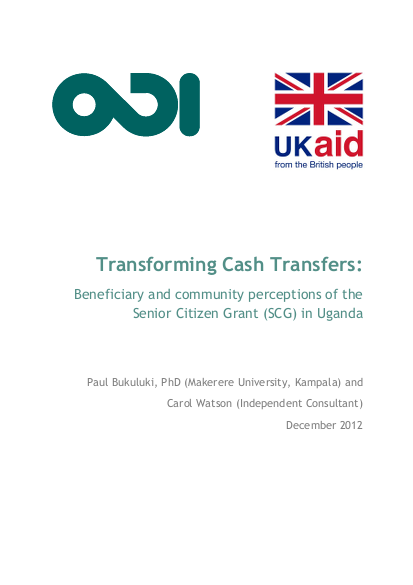 Transforming cash transfers uganda png