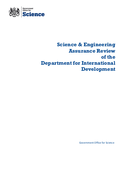 Uk gov office of science %282011%29 assurance review dfid png