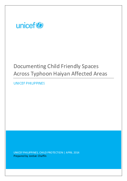 Unicef cfs documentation report png