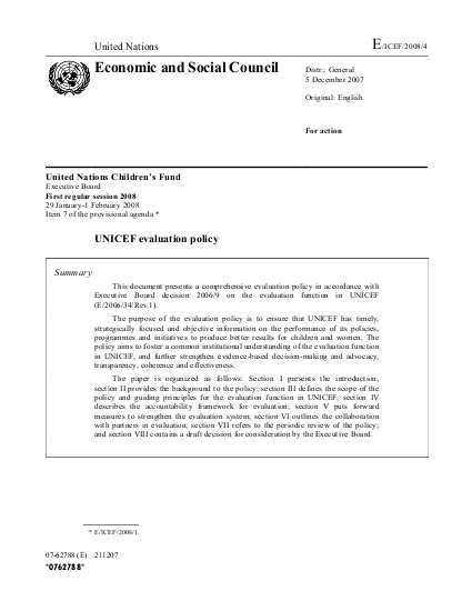 Unicef evaluation policy png