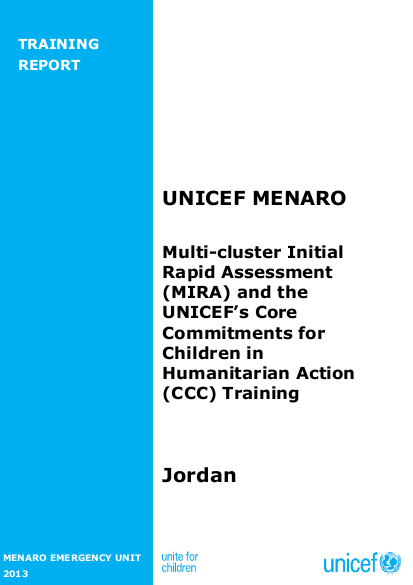 Unicef mira cccs training workshop final report png