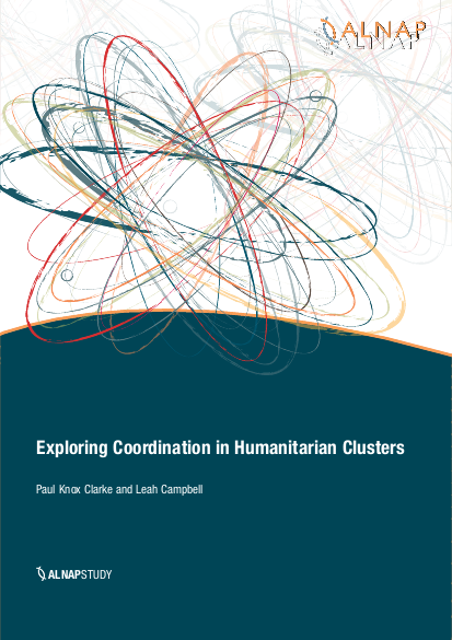 Update exploring coordination in humanitarian clusters png