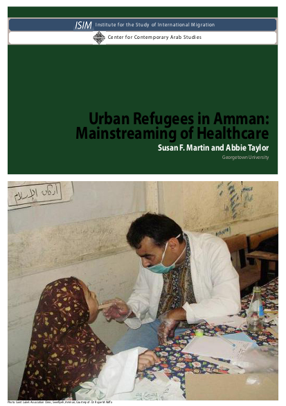 Urban refugees in amman mainstreaming of healthcare png