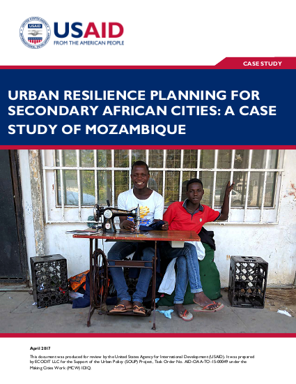 Urban resilience planning for secondary african cities a case study of mozambique final png