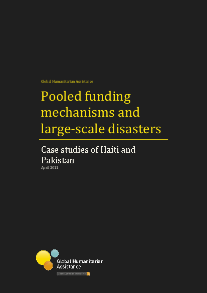 Use of pooled funds following a natural disaster png