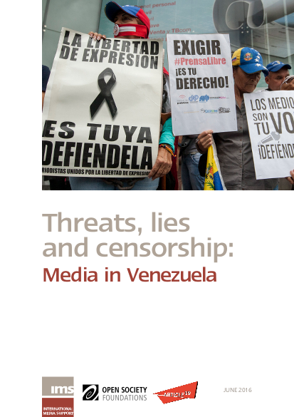 Venezuela threats lies censorship png