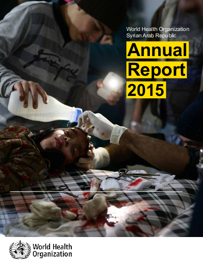 Who syria annual report 2015 png