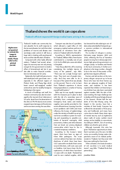 World report thailand jan 2005 png