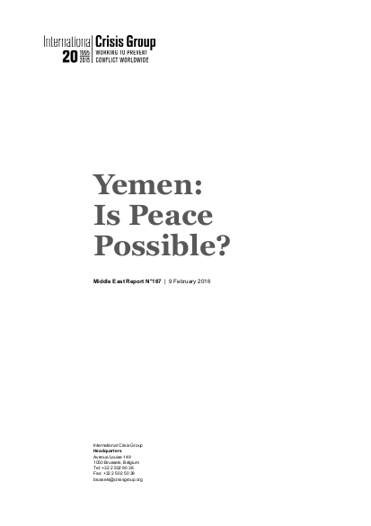 Yemen is peace possible png